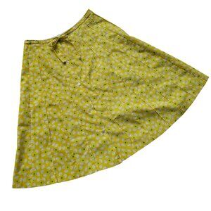 Vintage Frog Tog by Julia Montgomery Skirt Large Yellow